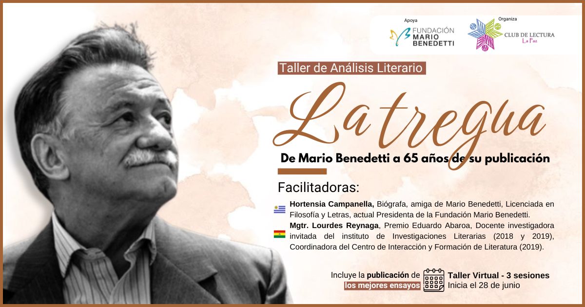 Taller de análisis literario sobre La tregua de Mario Benedetti a 65 años de su publicación