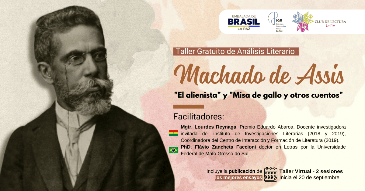 Taller Gratuito de Análisis Literario sobre Relato Breve de Machado de Assis
